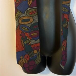 The Beatles Vintage 1991 Ob-La-Di, Ob-La-Da Art To Wear Silk Necktie Tie